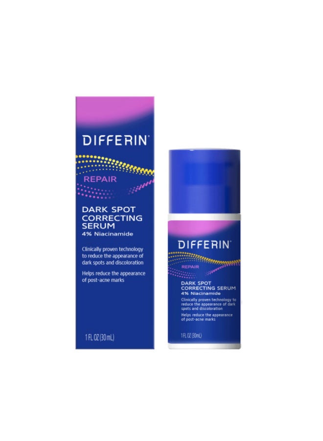 ديفرين سيروم تصحيح البقع الداكنة للوجه، سيروم تصحيح البقع الداكنة من صانعي جل ديفيرين، عناية لطيفة بالبشرة المعرضة لحب الشباب والحساسة، 1 أونصة (قد يختلف التغليف) - Image 1